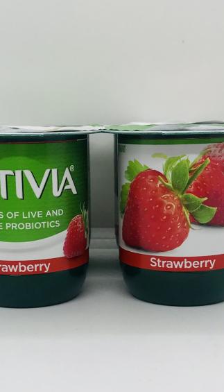 Activia lowfat strawberry yogurt 113g x 4