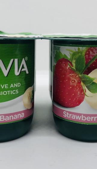 Activia lowfat Strawberry - banana yogurt 113g x 4