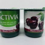 Activia lowfat Black cherry yogurt 113g x 4