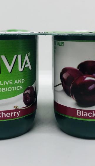 Activia lowfat Black cherry yogurt 113g x 4