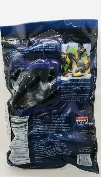 The Great Fish CO  Mussels Keep Frozen 454g