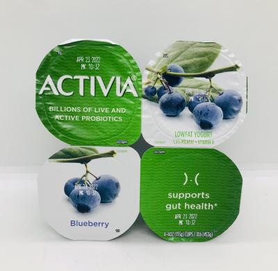 Activia lowfat blueberry yogurt 113g x 4