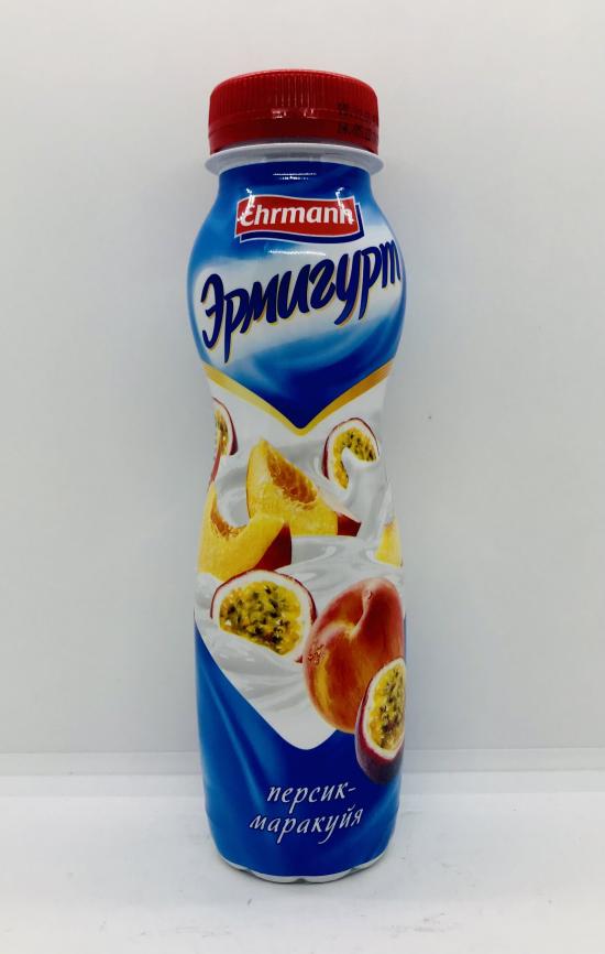 Ermighurt yogurt drink Peach-passion fruit 290g.