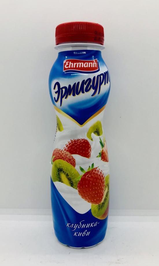 Ermighurt yogurt drink strawberry-kiwi 290g.