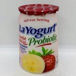 La Yogurt Probiotic strawberry-banana 170g.