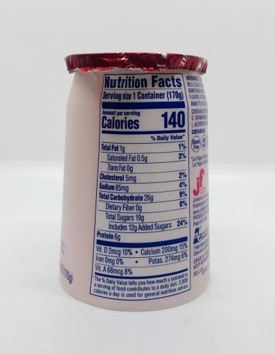 La Yogurt Probiotic strawberry-banana 170g.