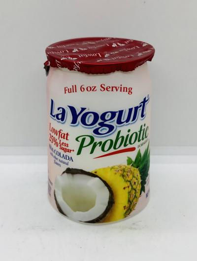 La Yogurt Probiotic Pina Colada 170g.