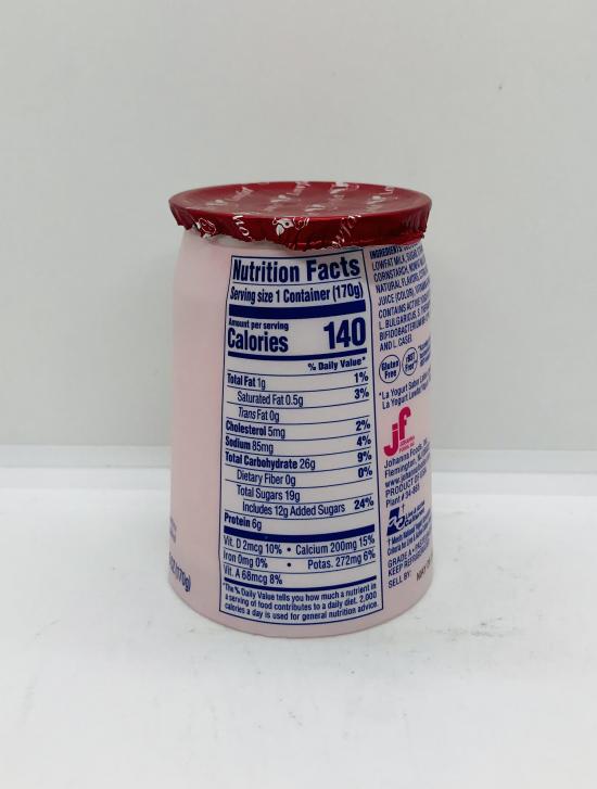 La Yogurt Probiotic Strawberry 170g.