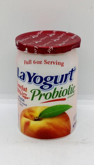 La Yogurt Probiotic Peach 170g.