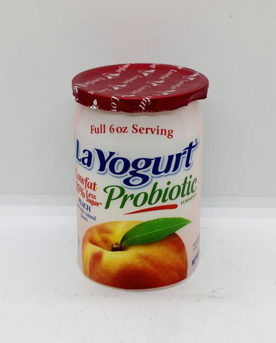 La Yogurt Probiotic Peach 170g.