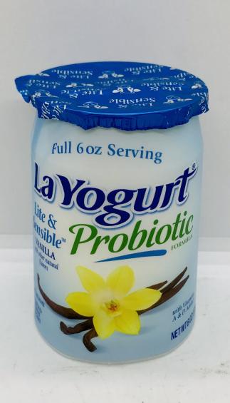 La Yogurt Probiotic Vanilla 170g.