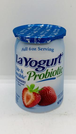 La Yogurt Probiotic Strawberry 170g.