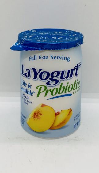 La Yogurt Probiotic Peach 170g.