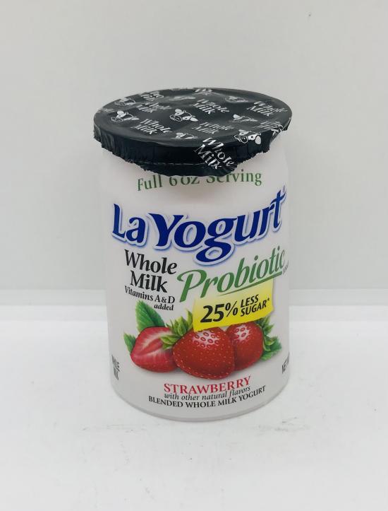 La Yogurt Probiotic Strawberry 170g.