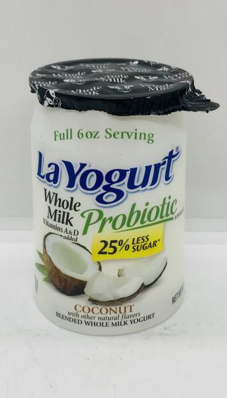 La Yogurt Probiotic Coconut 170g.