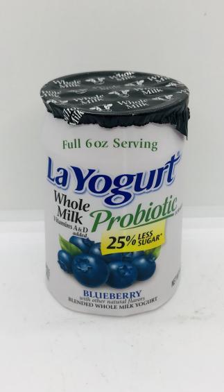 La Yogurt Probiotic Blueberry 170g.