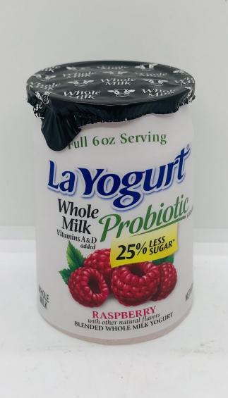 La Yogurt Probiotic Raspberry 170g.