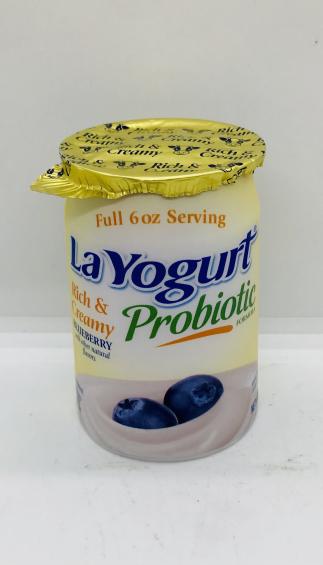 La Yogurt Probiotic Blueberry 170g.