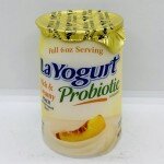 La Yogurt Probiotic Peach 170g.