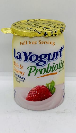 La Yogurt Probiotic Strawberry 170g.