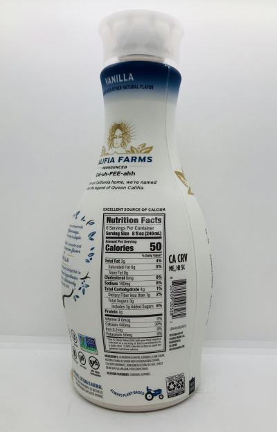 Califia farms Vanilla Almondmilk 1.5QT