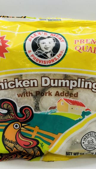 Alex's meat and provisions Chicken Dumplings With Pork Aadded  454g