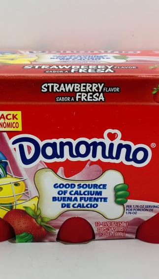 Danonino Dairy Snack Strawberry 12Pk