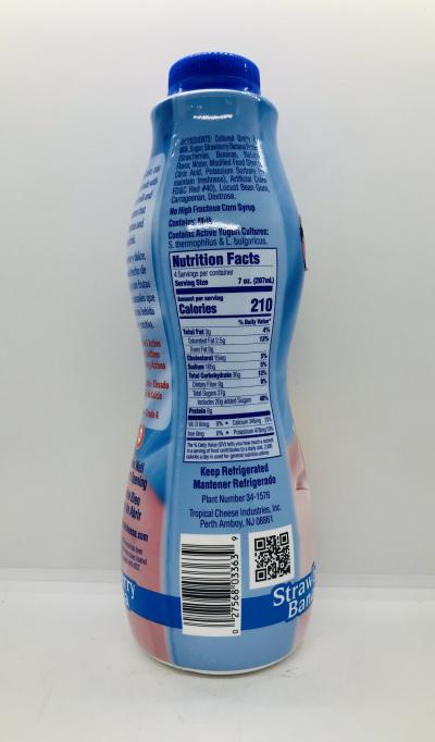 Tropical Straw/Banana 28 Oz