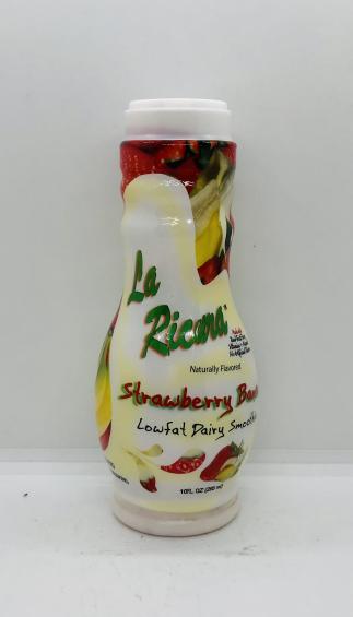 La Ricura Strawberry banana Smoothie 295mL.