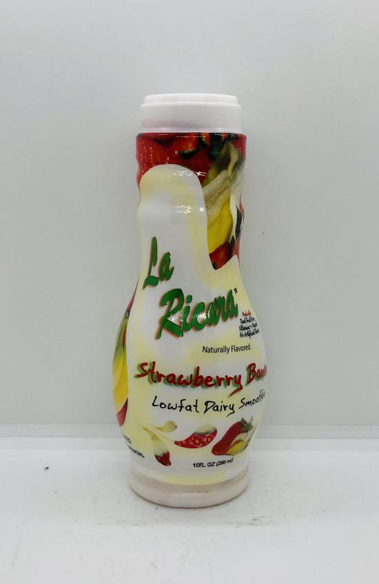 La Ricura Strawberry banana Smoothie 295mL.