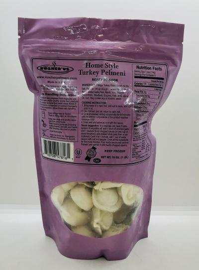 Kosher'us Home Style Pelmeni Turkey Ready To Cook 1lb