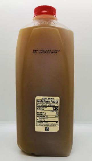 Ziegler's Apple cider 1.89L.