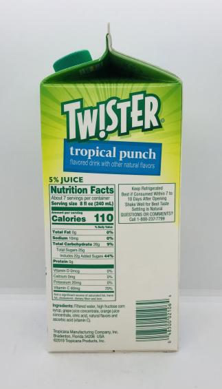 Twister tropical punch 1.75L