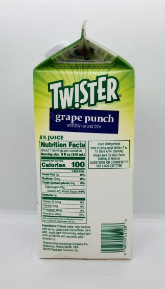 Twister grape punch 1.75L