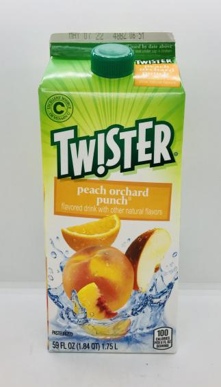 Twister peach orchard punch 1.75L