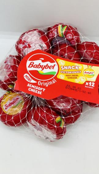 Babybel semisoft cheese 255g.