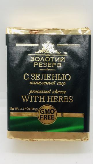 Processed Cheese with Herbs 90g.