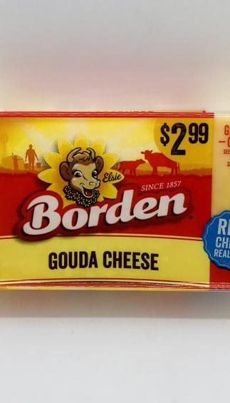 Borden Gouda cheese 226g.