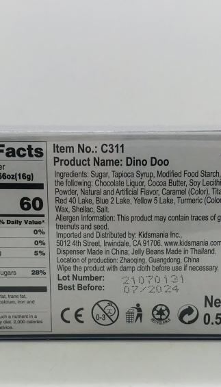 Dino Doo Jurassic Droppings 16g