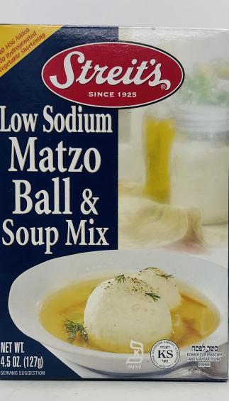 Streits Low Sodium Matzo Ball & Soup Mix 127g.