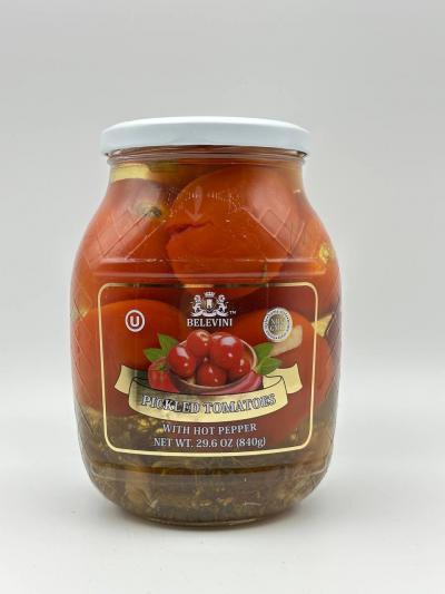 BELEVINI Pickled Tomatoes with hot pepper 840g