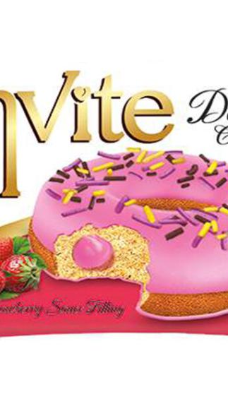 Simsek Invite Donut Cake Strawberry Sause Filling 220g